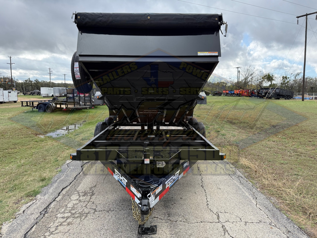 2026 TOP HAT 83" X 14' DUMP TRAILER WITH TARP, RAMPS AND SPARE 14,000 GVWR - Image 7
