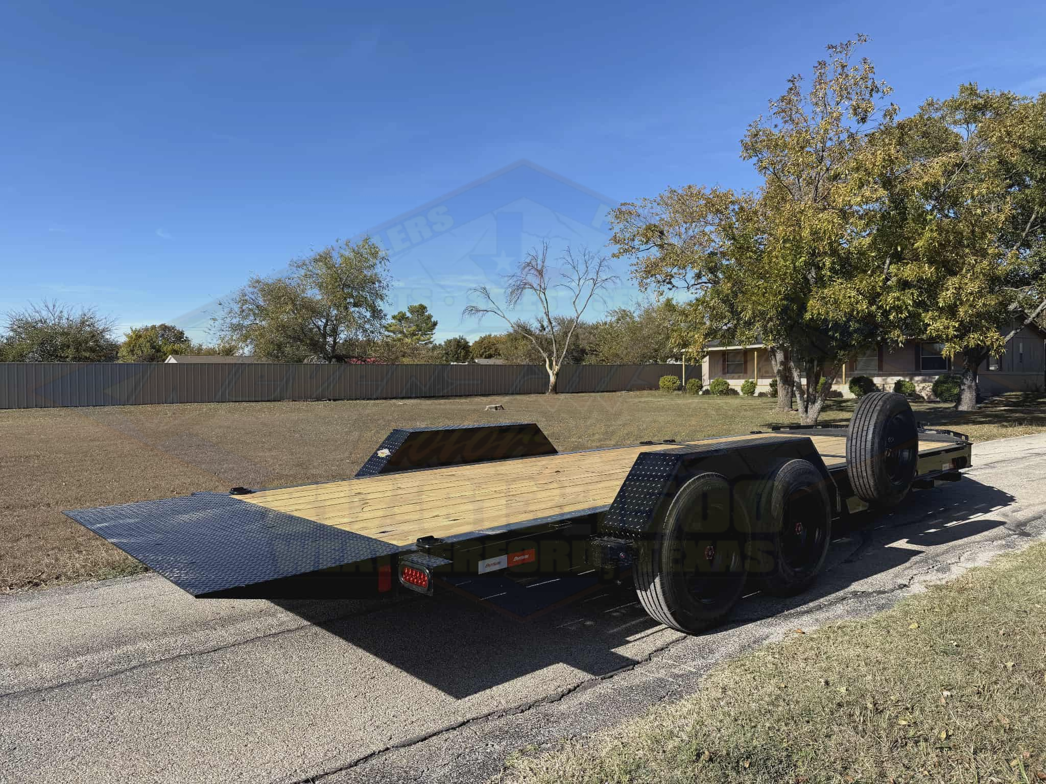 2026 LIBERTY TRAILERS 83" X 22' TILT DECK TRAILER WITH SPARE 17,500 GVWR - Image 7