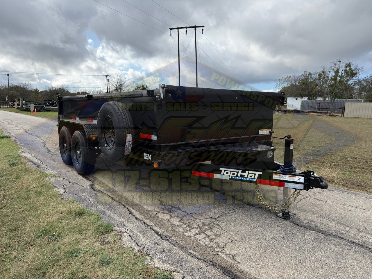 2026 TOP HAT 83" X 14' DUMP TRAILER WITH TARP, RAMPS AND SPARE 14,000 GVWR - Image 8