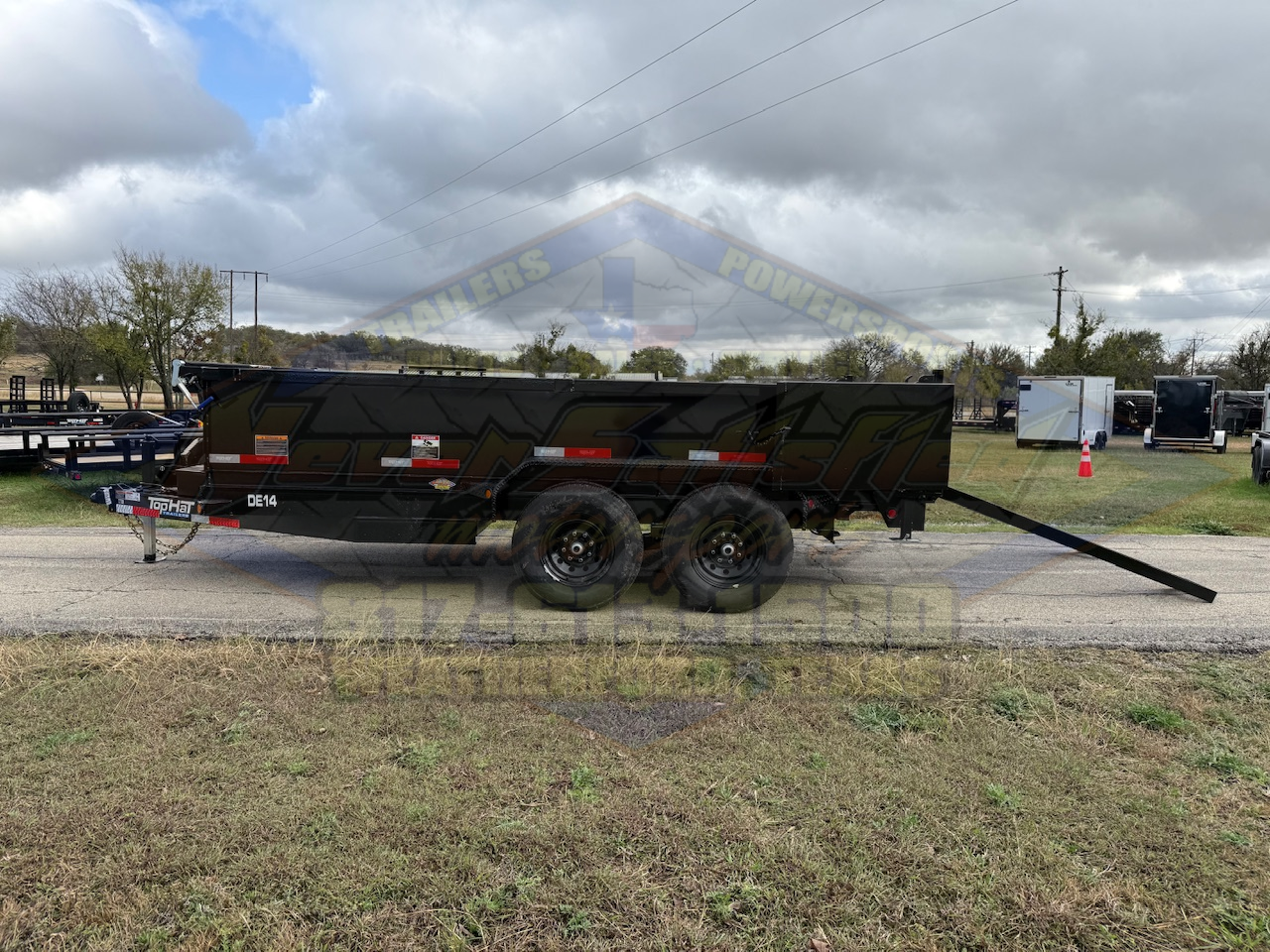 2026 TOP HAT 83" X 14' DUMP TRAILER WITH TARP, RAMPS AND SPARE 14,000 GVWR - Image 11