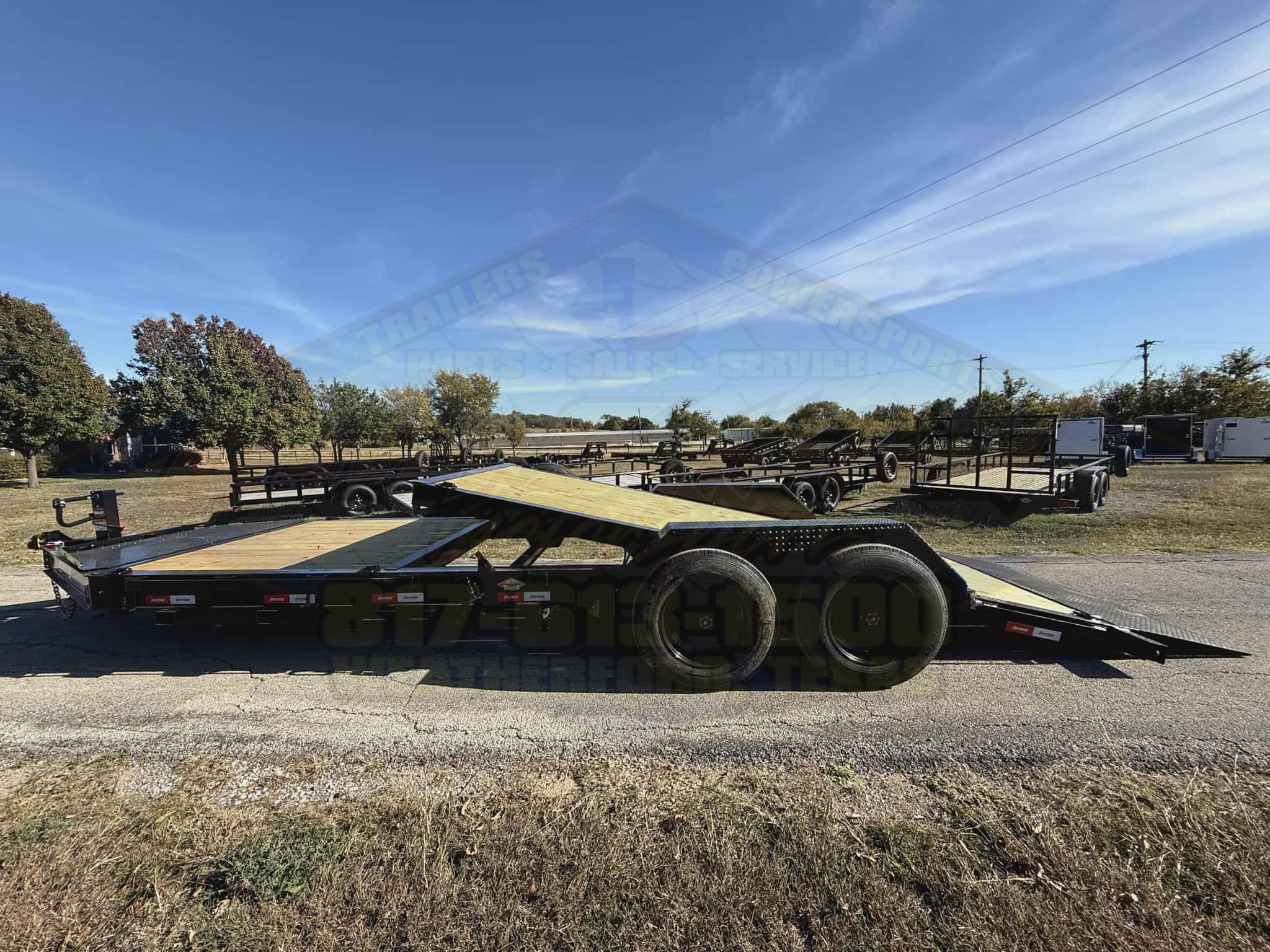 2026 LIBERTY TRAILERS 83" X 22' TILT DECK TRAILER WITH SPARE 17,500 GVWR - Image 12