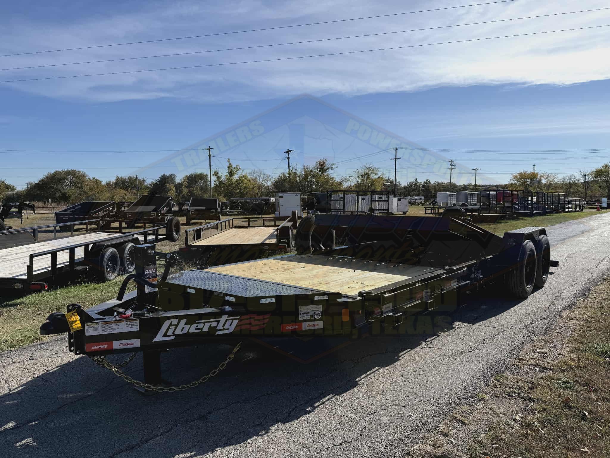 2026 LIBERTY TRAILERS 83" X 22' TILT DECK TRAILER WITH SPARE 17,500 GVWR - Image 14