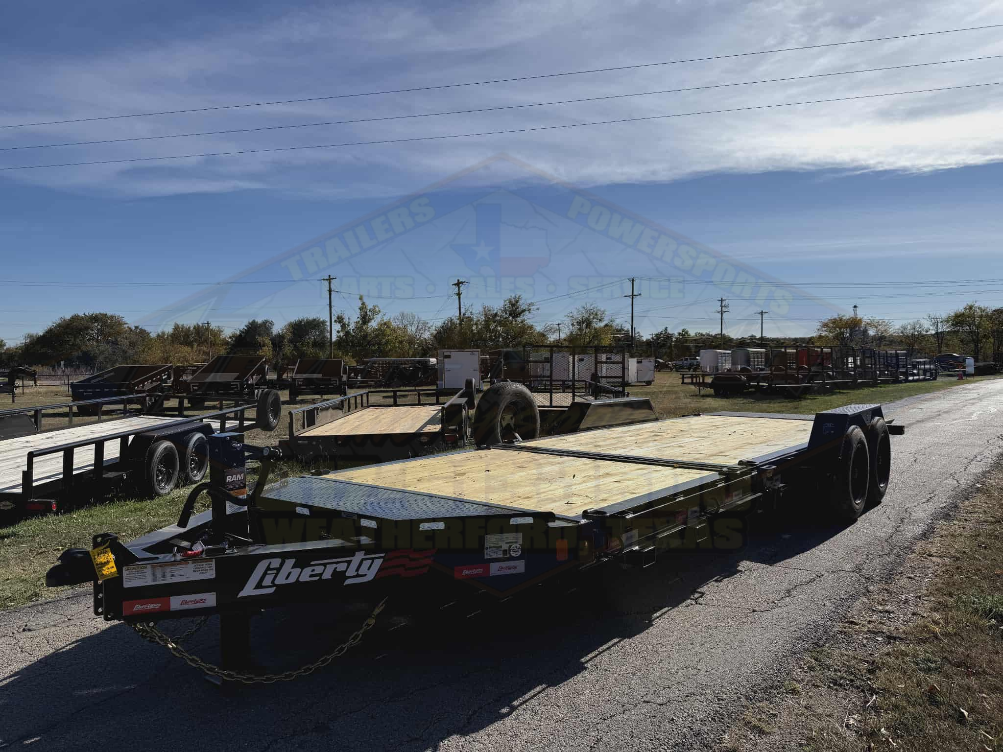 2026 LIBERTY TRAILERS 83" X 22' TILT DECK TRAILER WITH SPARE 17,500 GVWR - Image 15