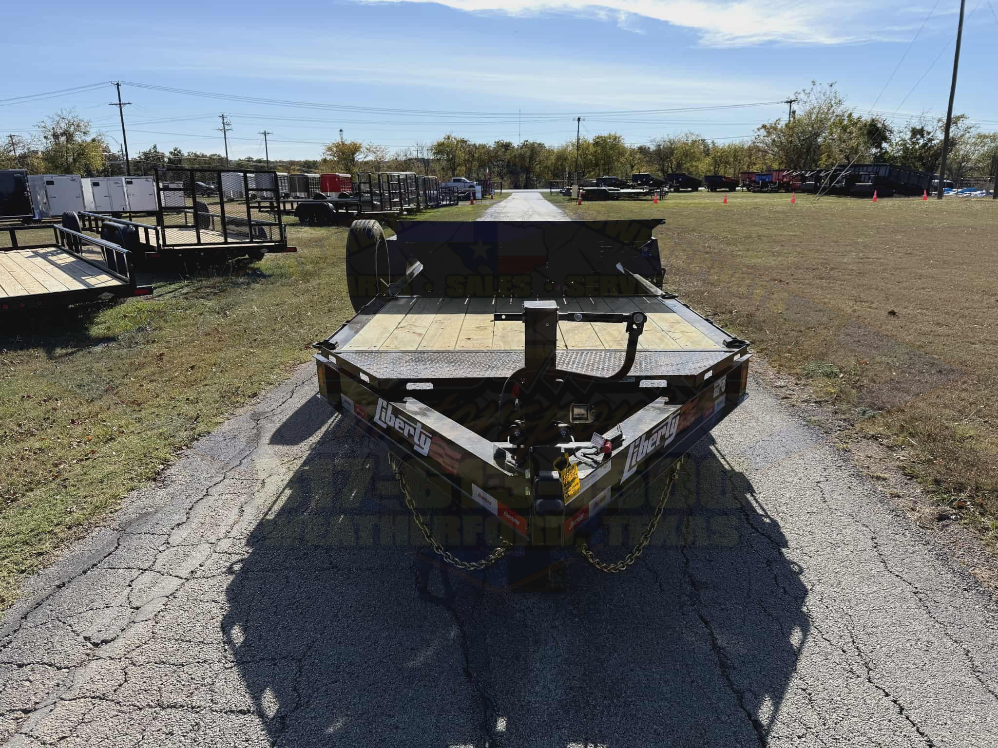 2026 LIBERTY TRAILERS 83" X 22' TILT DECK TRAILER WITH SPARE 17,500 GVWR - Image 16