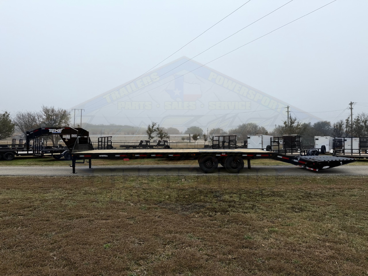 2026 TOP HAT 102" X 25' + 5' GOOSENECK TRAILER WITH JUMBO RAMPS AND SPARE 24,000 GVWR - Image 6