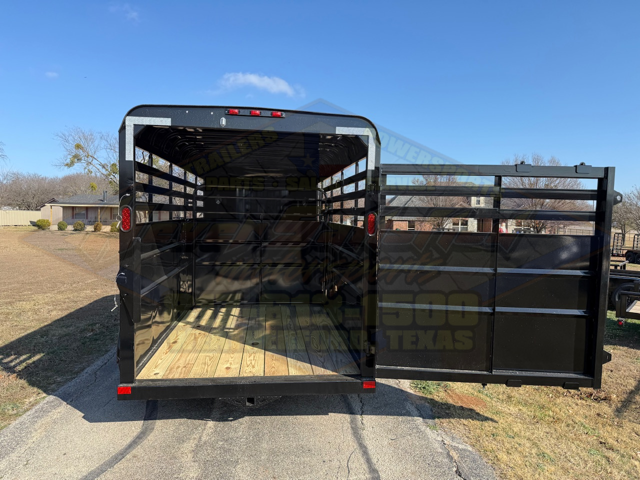 2026 DELCO 6' X 16' BUMPER PULL STOCK TRAILER CHARCOAL 12,000 GVWR - Image 11