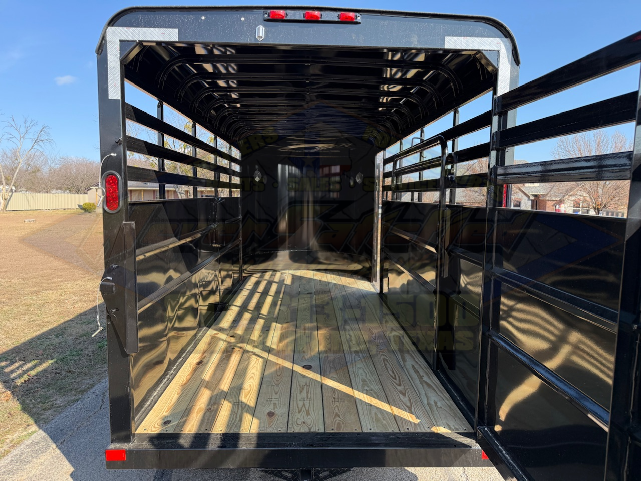 2026 DELCO 6' X 16' BUMPER PULL STOCK TRAILER CHARCOAL 12,000 GVWR - Image 12