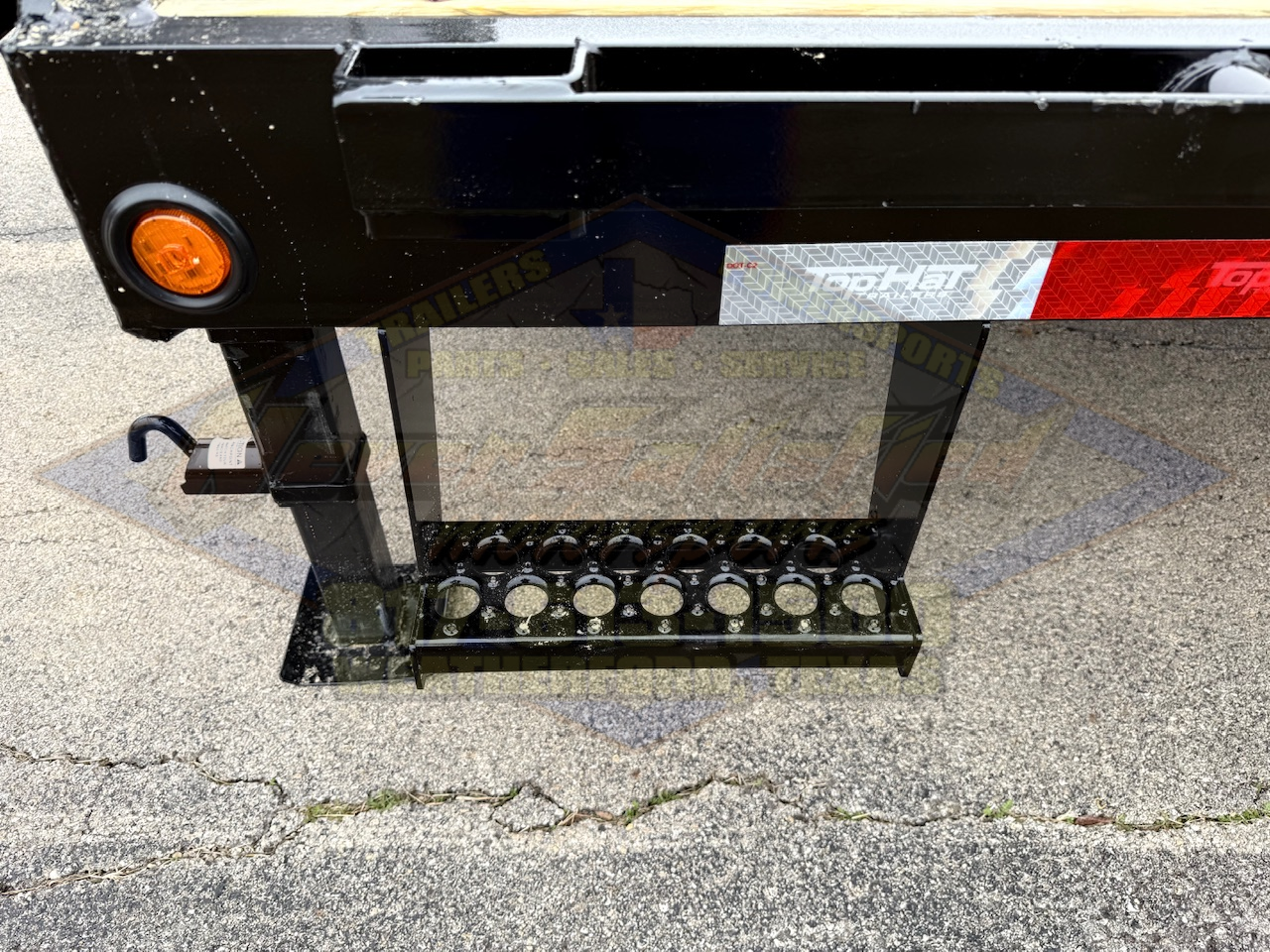 2026 TOP HAT 102" X 25' + 5' GOOSENECK TRAILER WITH JUMBO RAMPS AND SPARE 24,000 GVWR - Image 13