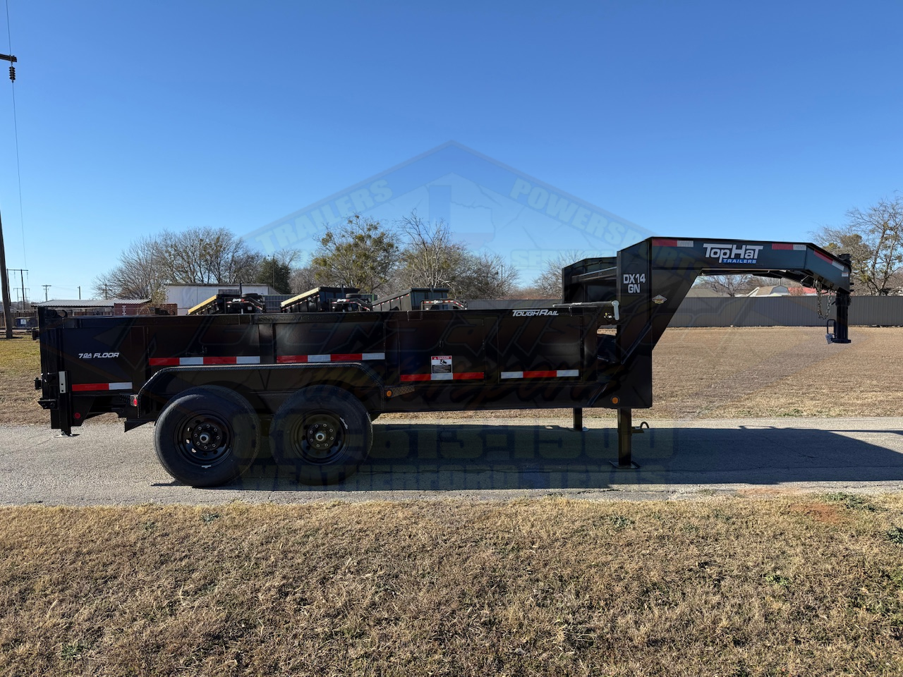 2026 TOP HAT 83" X 14' GOOSENECK DUMP TRAILER WITH TARP, RAMPS AND SPARE 14,000 GVWR - Image 5
