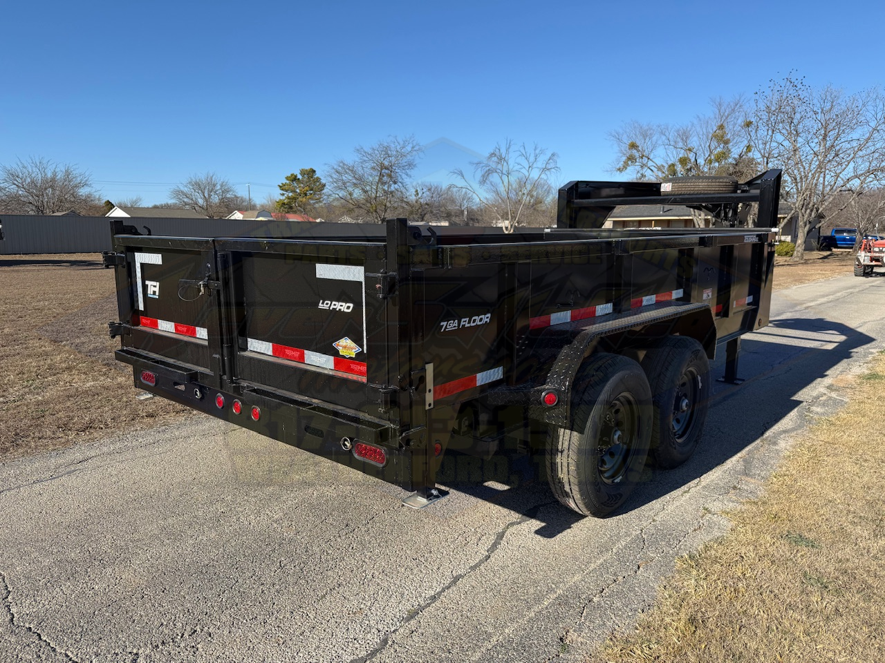 2026 TOP HAT 83" X 14' GOOSENECK DUMP TRAILER WITH TARP, RAMPS AND SPARE 14,000 GVWR - Image 7