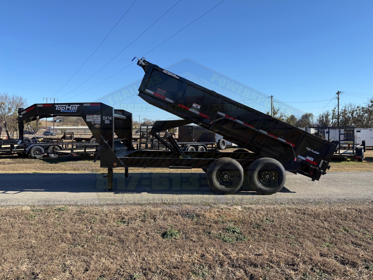 2026 TOP HAT 83" X 14' GOOSENECK DUMP TRAILER WITH TARP, RAMPS AND SPARE 14,000 GVWR - Image 10