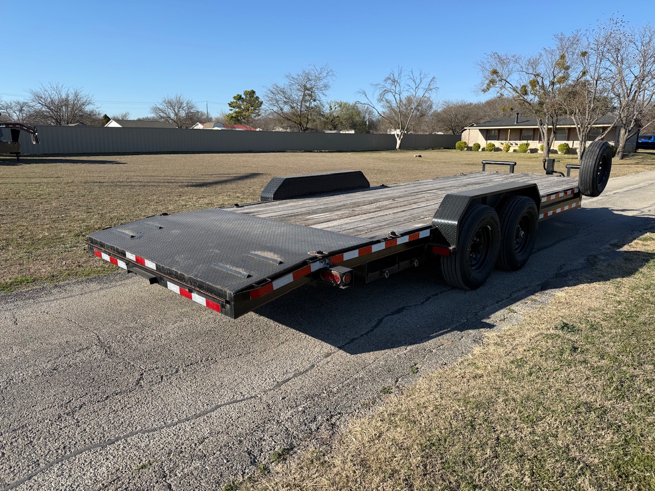 2023 LACOSTA 83" X 24' BUMPER PULL EQUIPMENT TRAILER WITH SLIDE OUT RAMPS 14,000 GVWR - Image 4