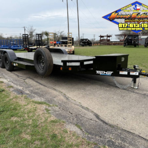 2026 TOP HAT 83" X 20' ALL STEEL CAR HAULER WITH SLIDE IN RAMPS AND SPARE 7K-GVWR