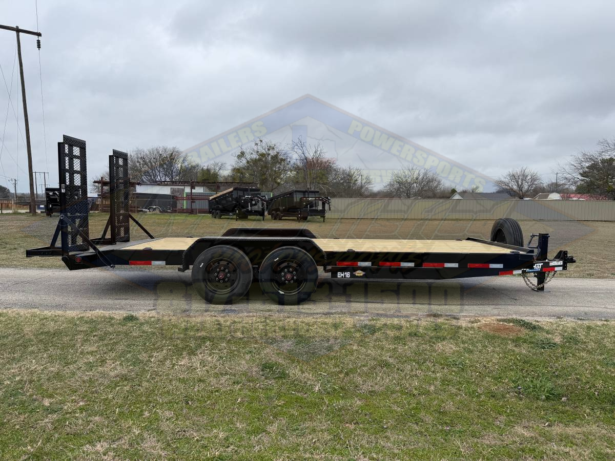 2026 TOP HAT 83" X 20' EQUIPMENT HAULER WITH WIDE STAND UP RAMPS AND SPARE, 17500-GVWR - Image 3