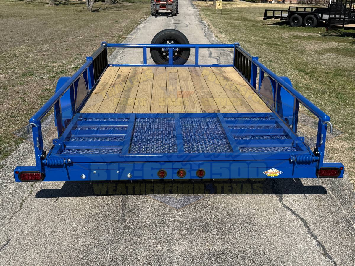 2026 TOP HAT 83" X 14' SINGLE AXLE UTILITY TRAILER W/ SIDE RAMPS, 4' SPRING ASSIST RAMP GATE, SPARE 2,990 GVWR - Image 5