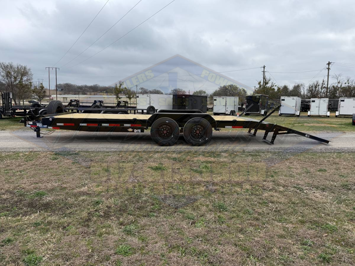 2026 TOP HAT 83" X 20' EQUIPMENT HAULER WITH WIDE STAND UP RAMPS AND SPARE, 17500-GVWR - Image 6