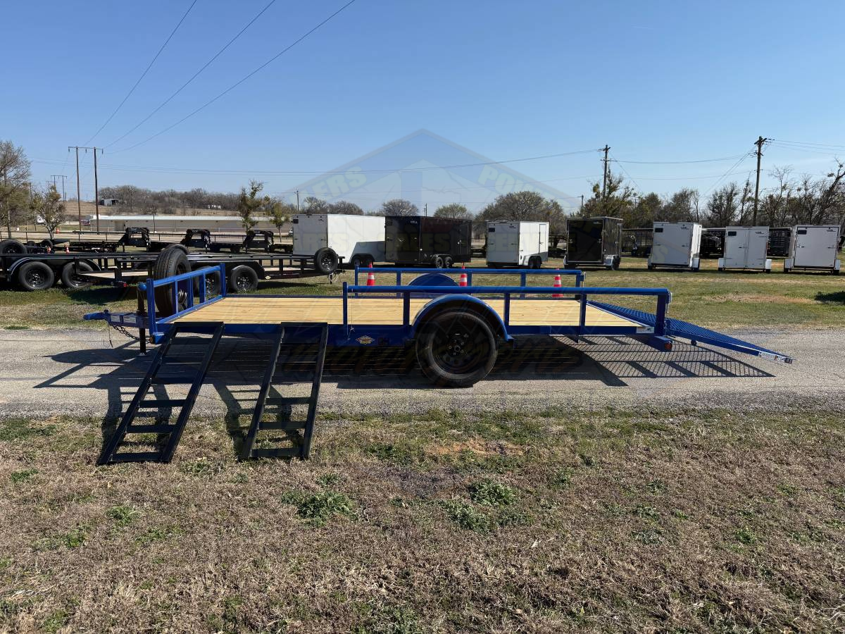 2026 TOP HAT 83" X 14' SINGLE AXLE UTILITY TRAILER W/ SIDE RAMPS, 4' SPRING ASSIST RAMP GATE, SPARE 2,990 GVWR - Image 7