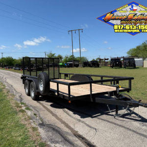 *USED* 2021 BT TRAILERS 83" X 14' UTILITY TRAILER WITH RAMP GATE/SPARE 7K-GVWR