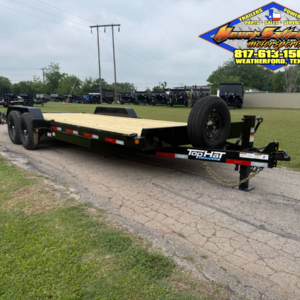 2026 TOP HAT 83" X 22' EQUIPMENT HAULER WITH JUMBO RAMPS AND SPARE, 14K-GVWR