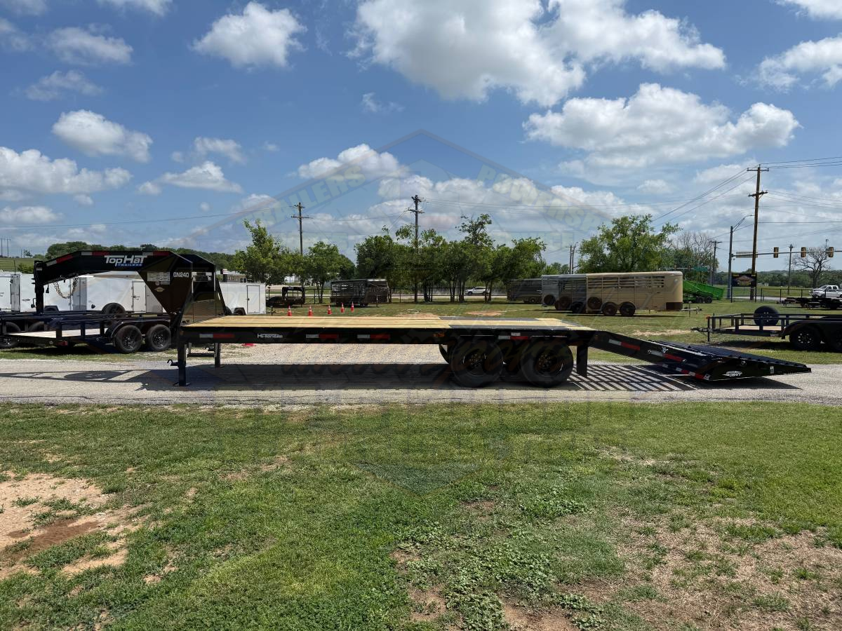 2026 TOP HAT 102" X 20' + 5' GOOSENECK TRAILER WITH JUMBO RAMPS AND SPARE 24,000 GVWR - Image 6
