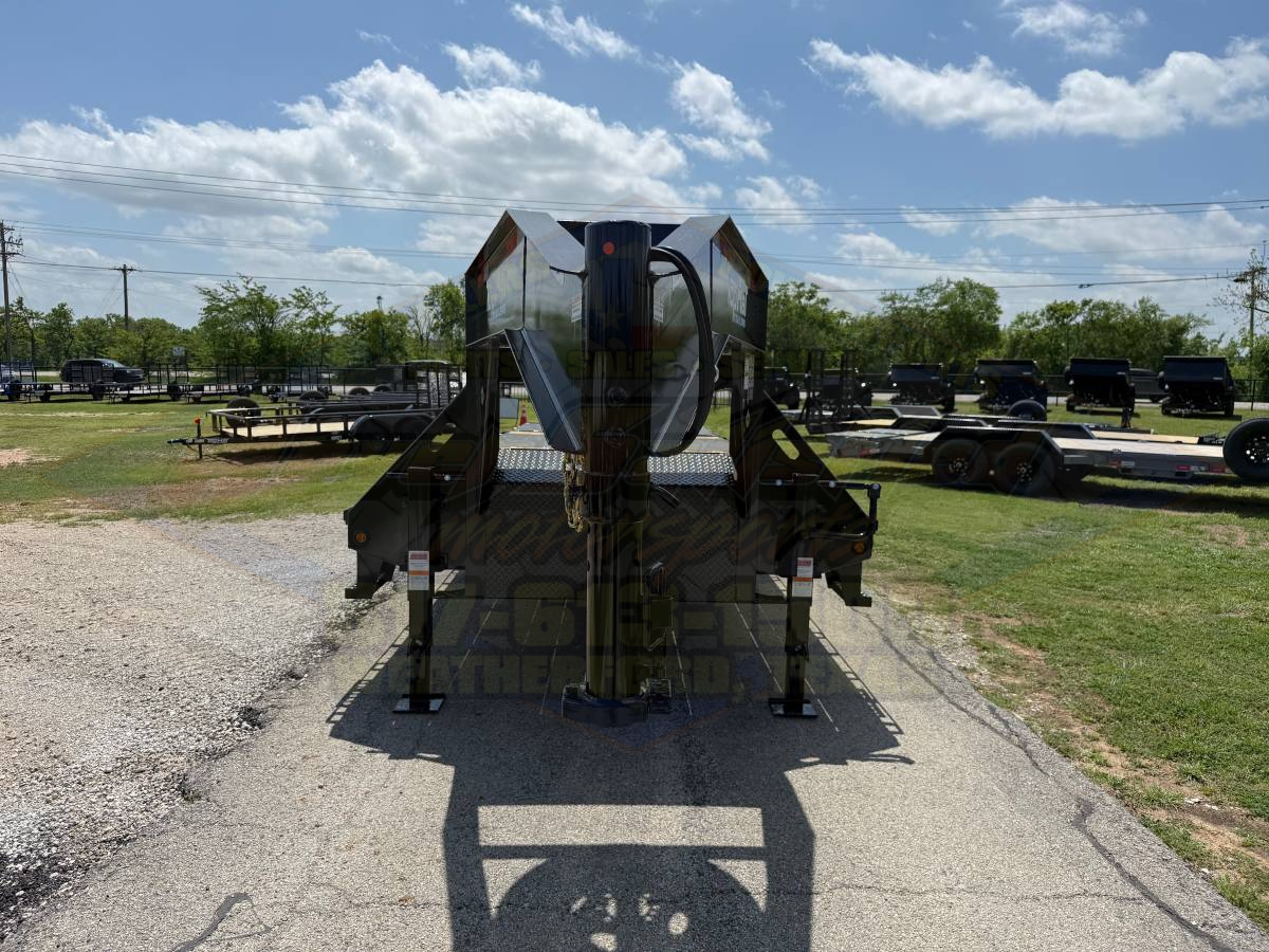 2026 TOP HAT 102" X 20' + 5' GOOSENECK TRAILER WITH JUMBO RAMPS AND SPARE 24,000 GVWR - Image 9