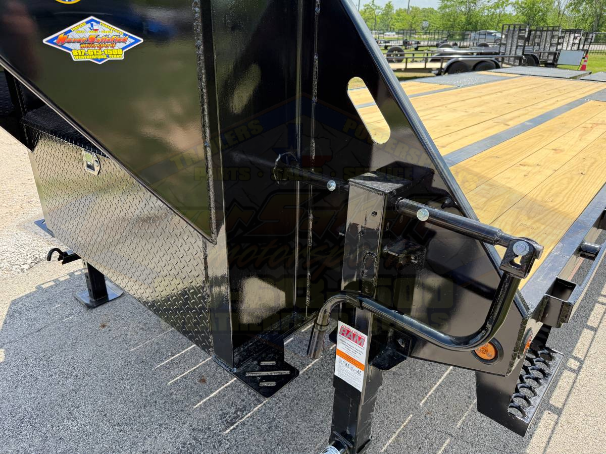 2026 TOP HAT 102" X 20' + 5' GOOSENECK TRAILER WITH JUMBO RAMPS AND SPARE 24,000 GVWR - Image 11