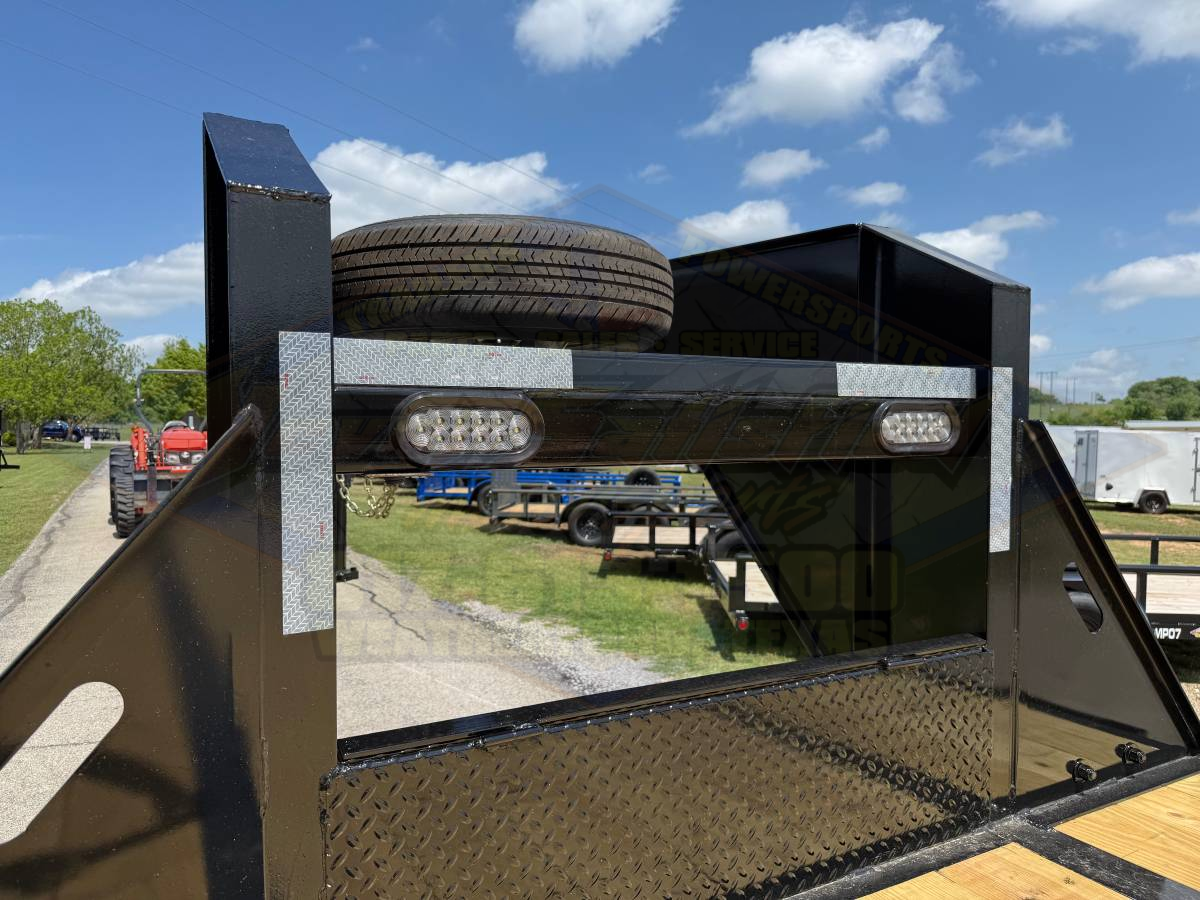 2026 TOP HAT 102" X 20' + 5' GOOSENECK TRAILER WITH JUMBO RAMPS AND SPARE 24,000 GVWR - Image 12