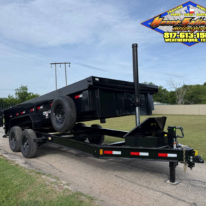 2026 DELCO JUGGERNAUT 83" X 16' TELESCOPIC DUMP TRAILER W/TARP, RAMPS, SPARE 14K-GVWR