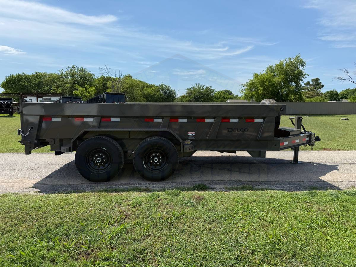 2026 DELCO 83" X 14' DUMP TRAILER WITH TARP, RAMPS AND SPARE 14,000 GVWR - Image 5