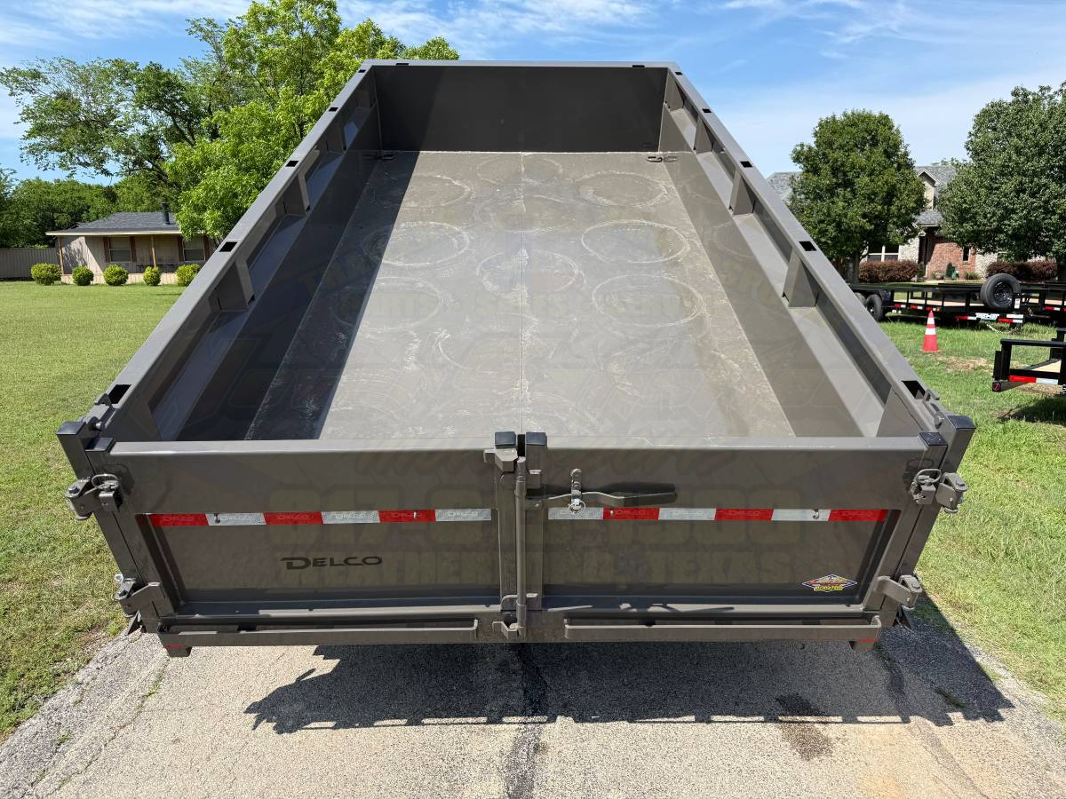 2026 DELCO 83" X 14' DUMP TRAILER WITH TARP, RAMPS AND SPARE 14,000 GVWR - Image 7