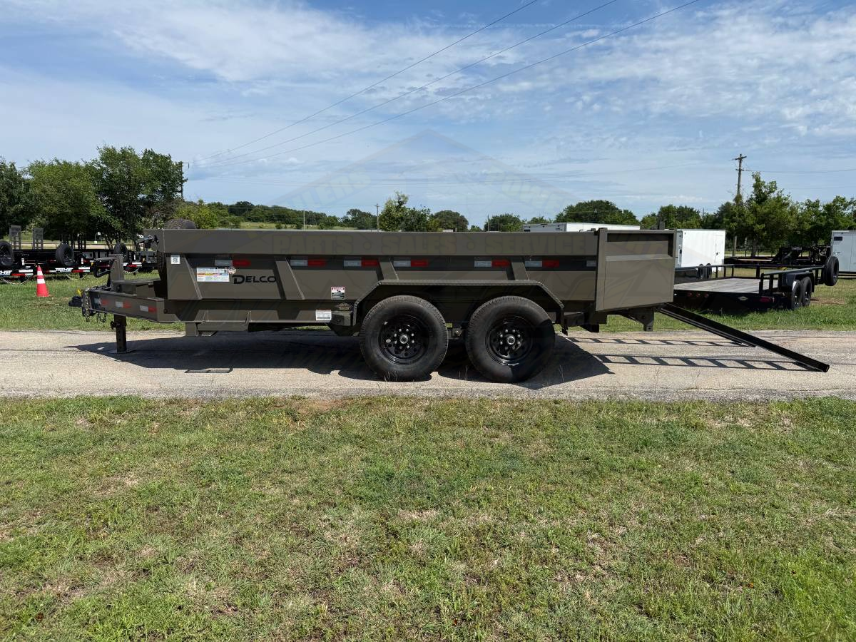 2026 DELCO 83" X 14' DUMP TRAILER WITH TARP, RAMPS AND SPARE 14,000 GVWR - Image 10