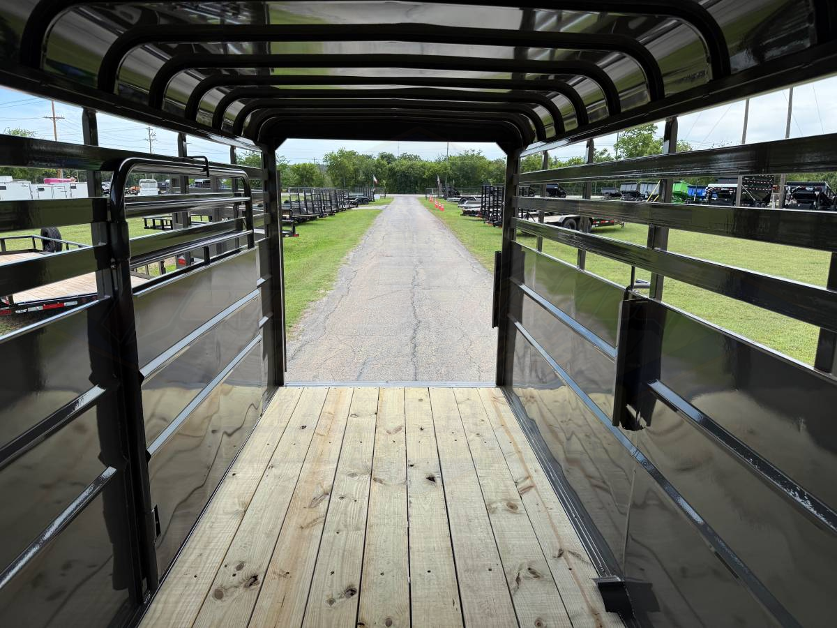 2026 DELCO 6' X 16' BUMPER PULL STOCK TRAILER FORD MARSH GRAY 12,000 GVWR - Image 10