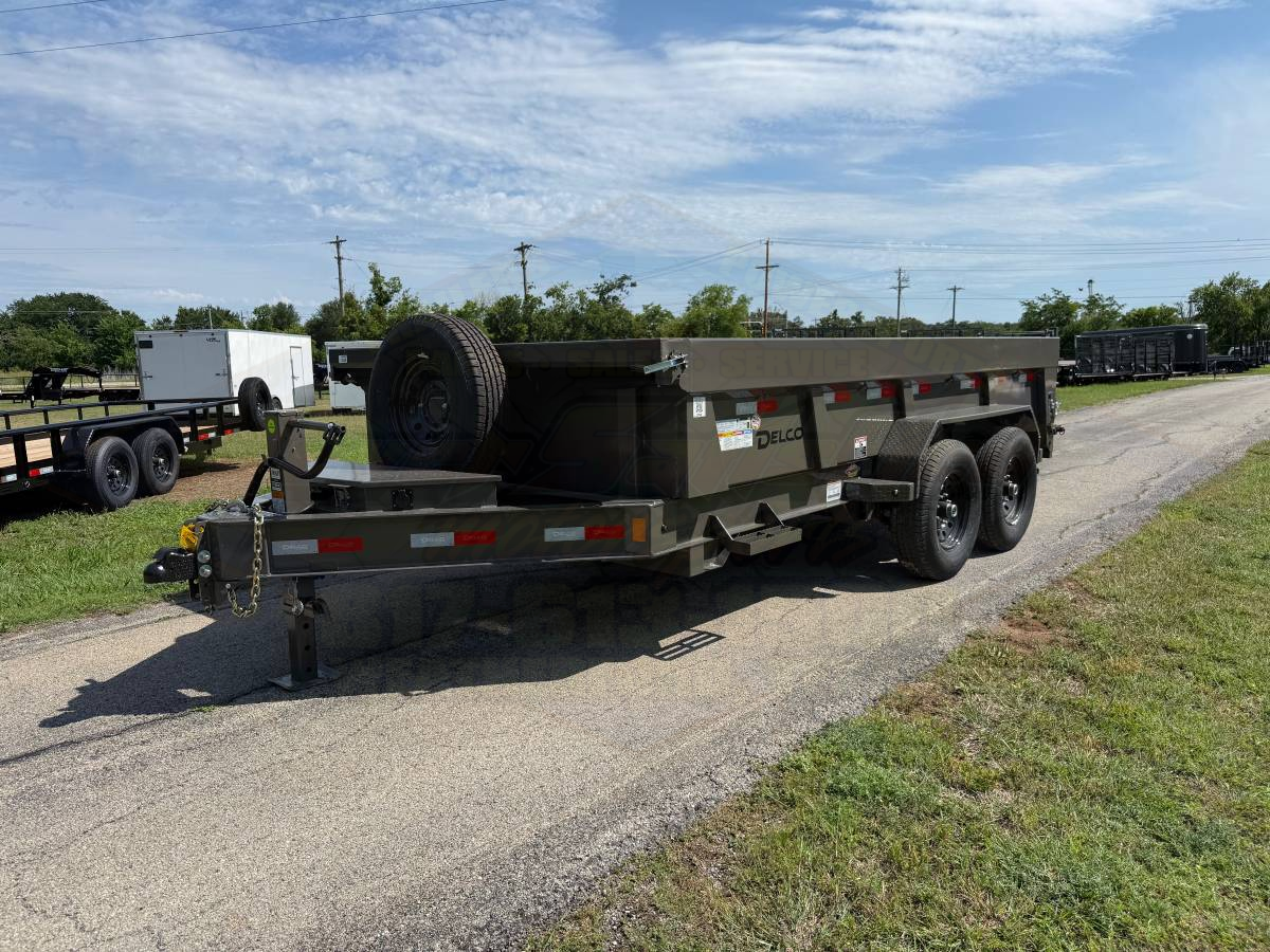 2026 DELCO 83" X 14' DUMP TRAILER WITH TARP, RAMPS AND SPARE 14,000 GVWR - Image 12