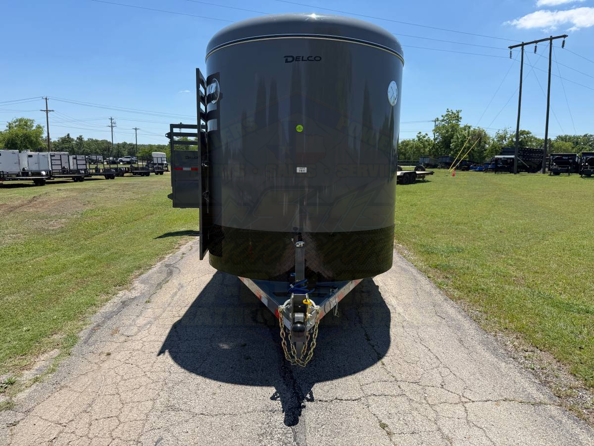 2026 DELCO 6' X 16' BUMPER PULL STOCK TRAILER W/ SPARE FIGHTER JET GRAY 12,000 GVWR - Image 13