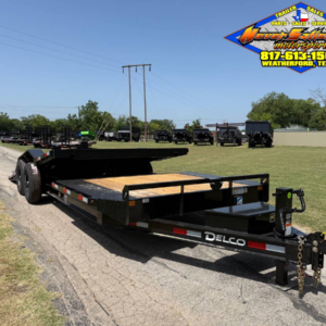2027 DELCO 102" X 22' BUMPER PULL TILT DECK TRAILER WITH SPARE 14,000 GVWR