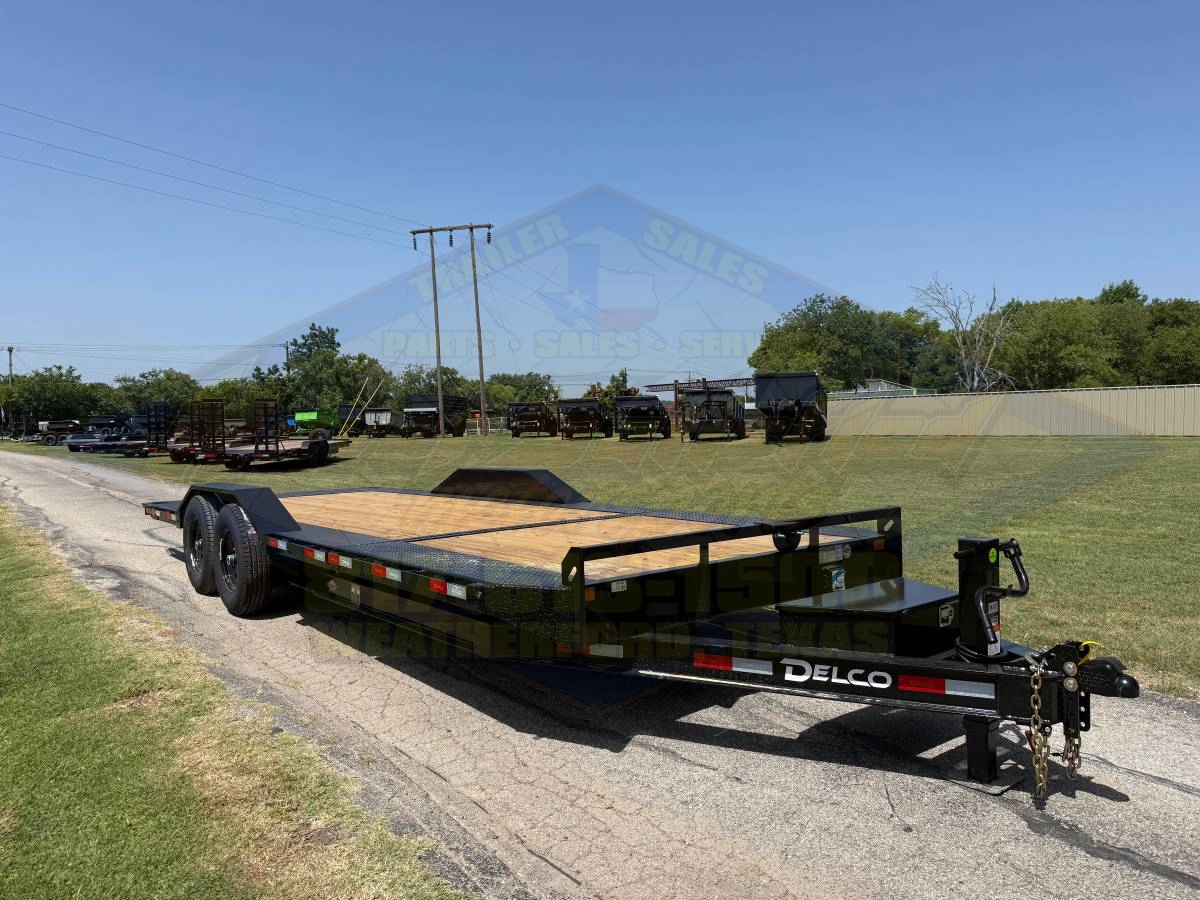 2027 DELCO 102" X 22' BUMPER PULL TILT DECK TRAILER WITH SPARE 14,000 GVWR - Image 3