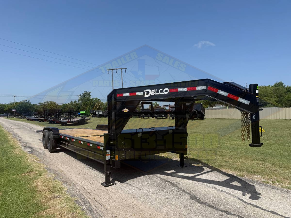 2027 DELCO 83" X 24' GOOSENECK TILT DECK WITH SPARE 16K-GVWR - Image 3