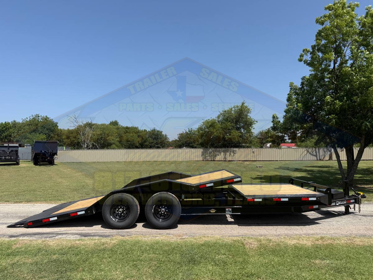 2027 DELCO 102" X 22' BUMPER PULL TILT DECK TRAILER WITH SPARE 14,000 GVWR - Image 4