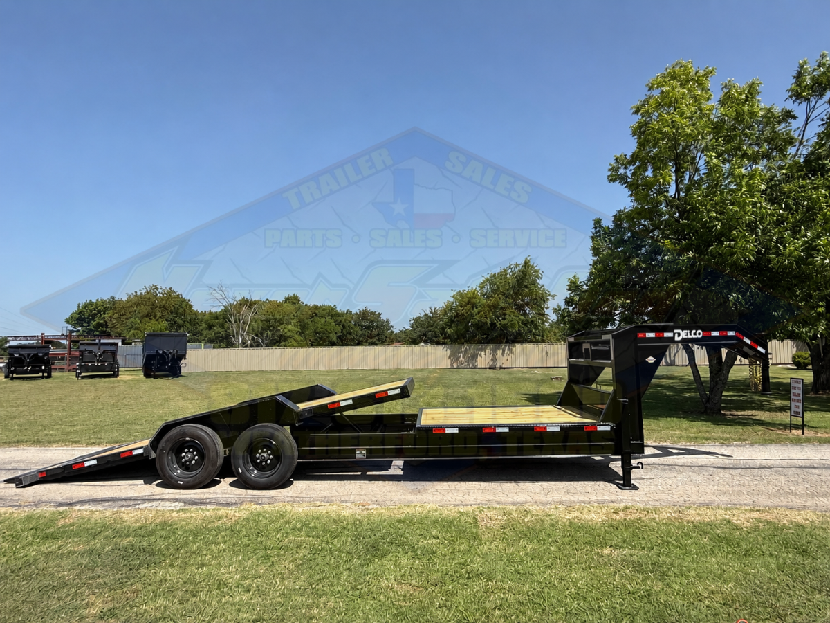 2027 DELCO 83" X 24' GOOSENECK TILT DECK WITH SPARE 16K-GVWR - Image 4