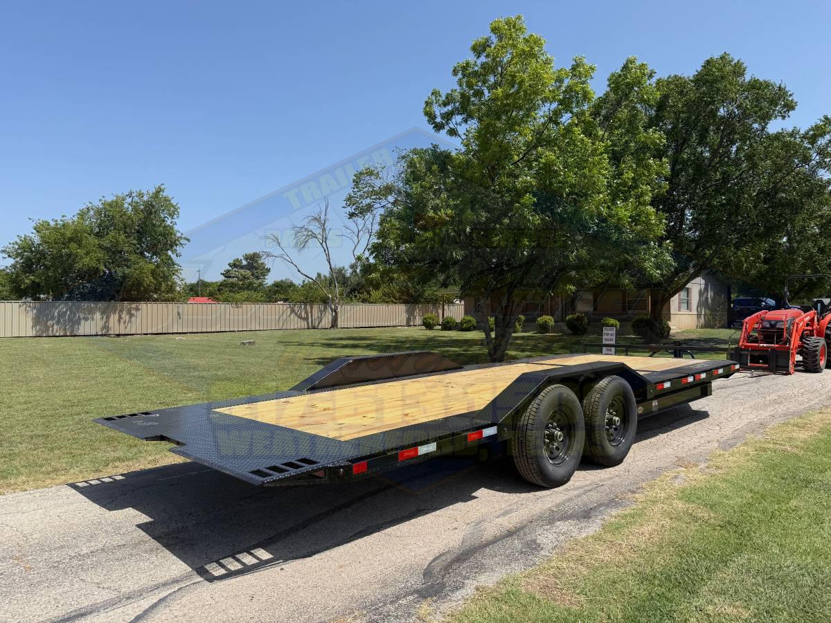 2027 DELCO 102" X 22' BUMPER PULL TILT DECK TRAILER WITH SPARE 14,000 GVWR - Image 6