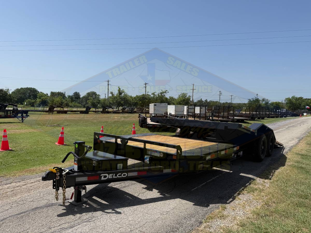 2027 DELCO 102" X 22' BUMPER PULL TILT DECK TRAILER WITH SPARE 14,000 GVWR - Image 10